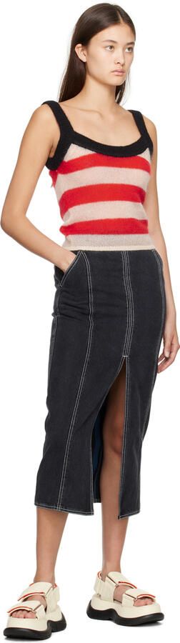 SUNNEI SSENSE Exclusive White Platform Sandals - Picture 4