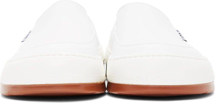 SUNNEI White Leather Dreamy Sabot Sneakers - Picture 3