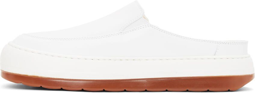 SUNNEI White Leather Dreamy Sabot Sneakers - Picture 4