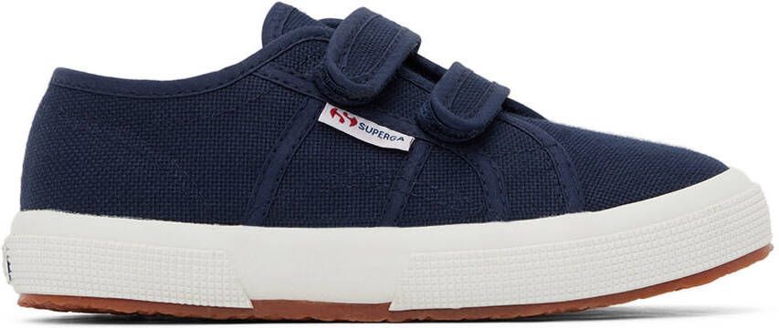 Superga Kids Navy Classic Velcro Sneakers