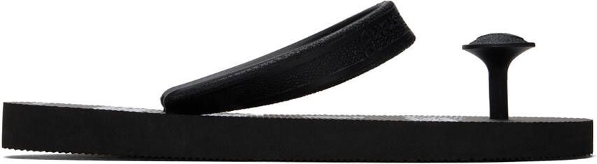 TAKAHIROMIYASHITA TheSoloist. Black gurus Japan Edition Flip Flops - Picture 5