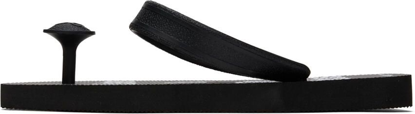 TAKAHIROMIYASHITA TheSoloist. Black gurus Japan Edition Flip Flops - Picture 4