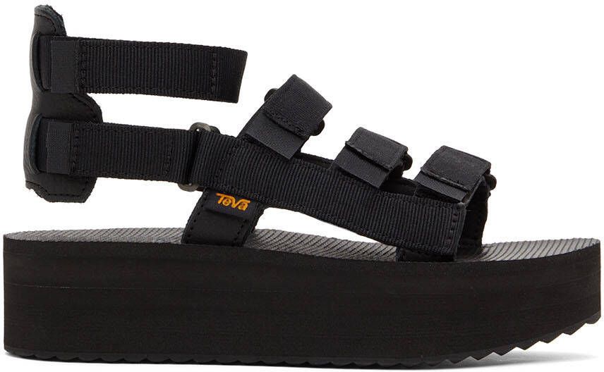 Teva Black Flatform Mevia Sandals - Picture 6