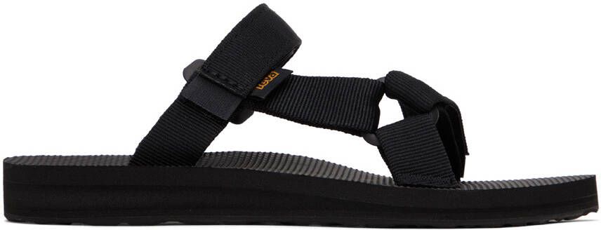 Teva Black Universal Slide Sandals - Picture 4