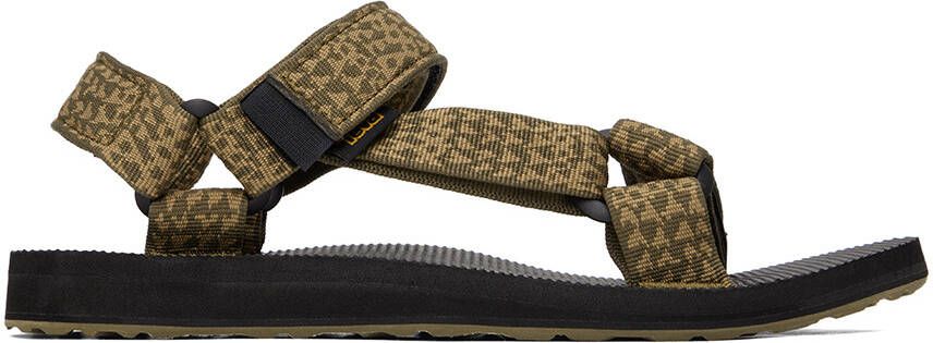 Teva Green & Brown Original Universal Sandals - Picture 5