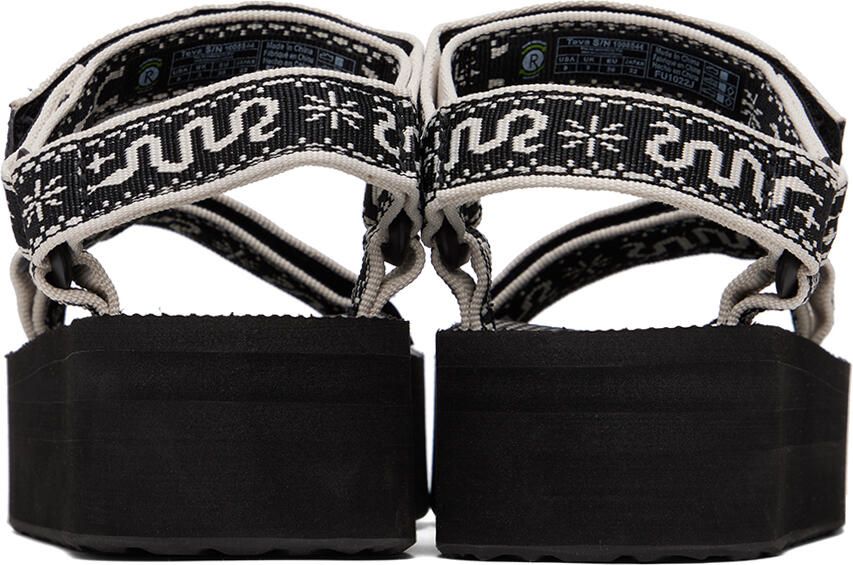 Teva Black Flatform Universal Sandals