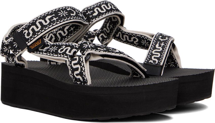 Teva Black Flatform Universal Sandals - Picture 2