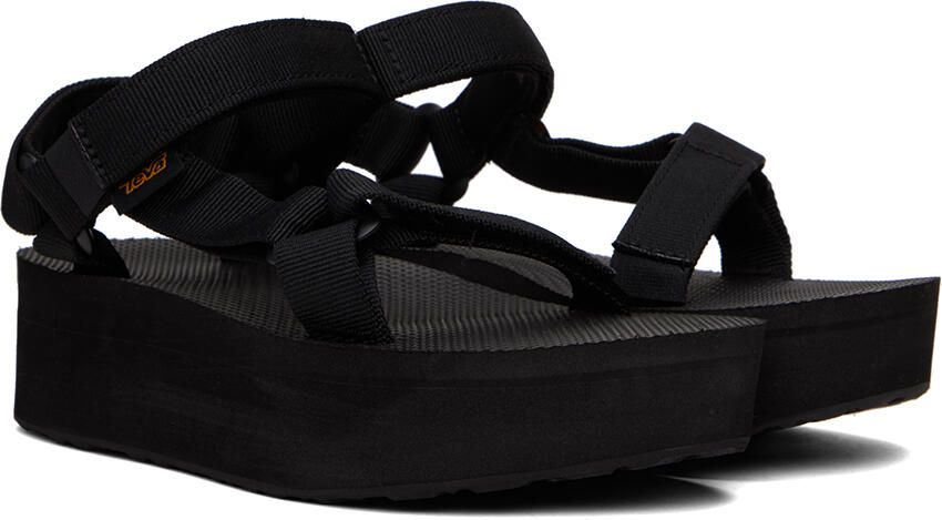 Teva Black Flatform Universal Sandals - Picture 2
