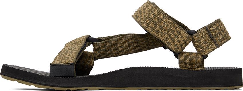 Teva Green & Brown Original Universal Sandals - Picture 3