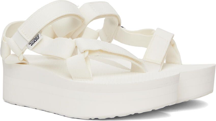 Teva White Flatform Universal Sandals - Picture 2
