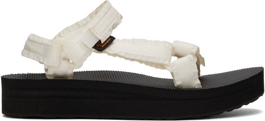Teva White Adorn Midform Universal Sandals - Picture 5