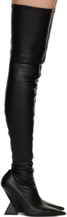 The Attico Black Cheope Boots - Picture 5