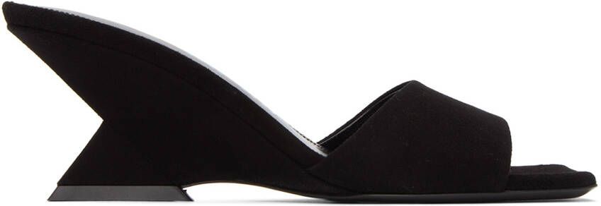 The Attico Black Cheope Mules