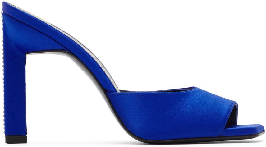 The Attico Blue Kaia Heeled Sandals - Picture 5