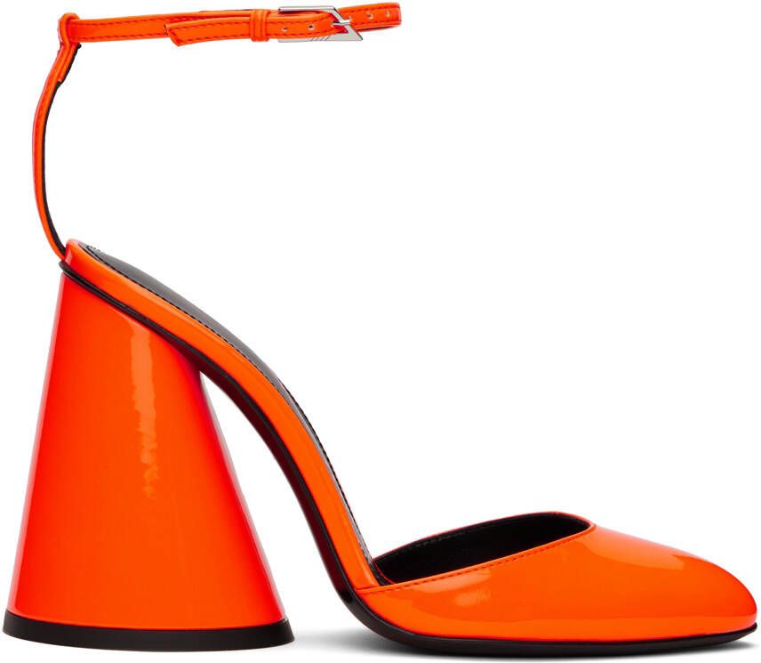 The Attico Orange Luz Heels