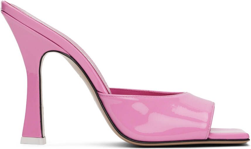 The Attico Pink Anais Heeled Sandals - Picture 5