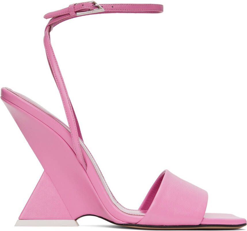 The Attico Pink Cheope Heeled Sandals - Picture 5