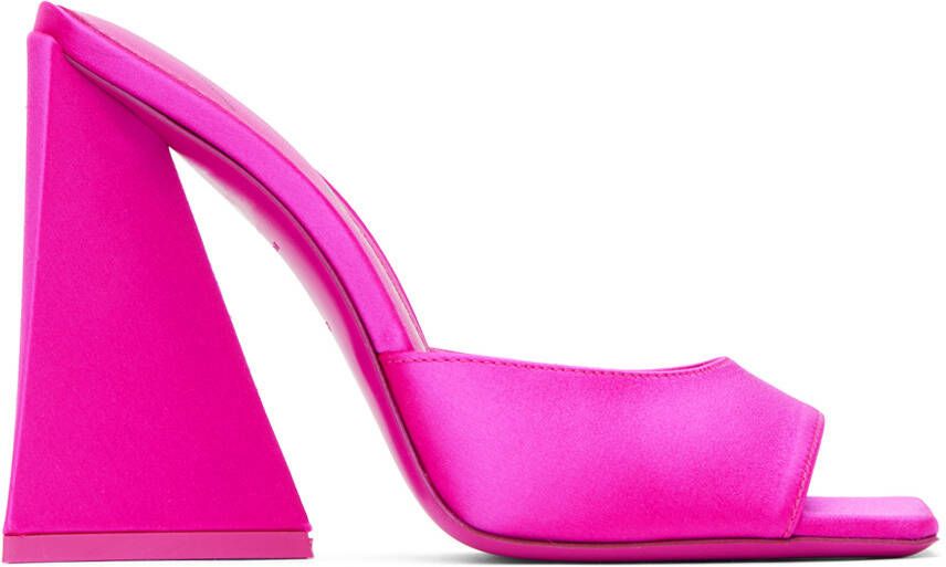 The Attico Pink Devon Mules - Picture 5
