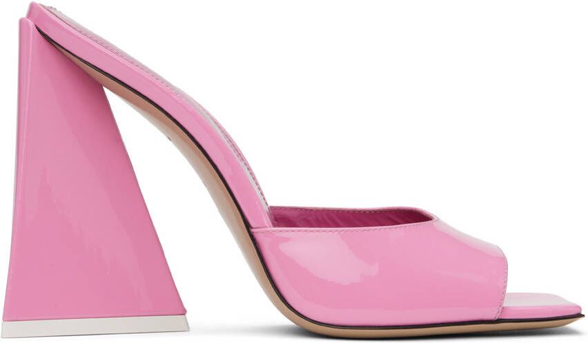 The Attico Pink Devon Mules - Picture 5