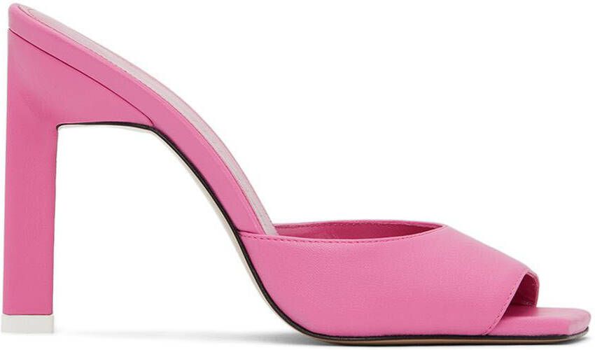The Attico Pink Kaia Heeled Sandals - Picture 5