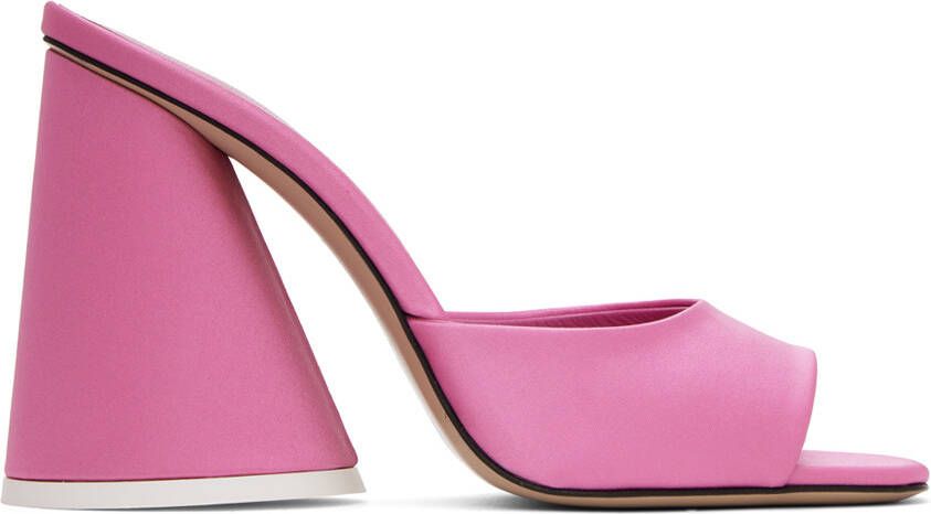 The Attico Pink Luz Heeled Sandals