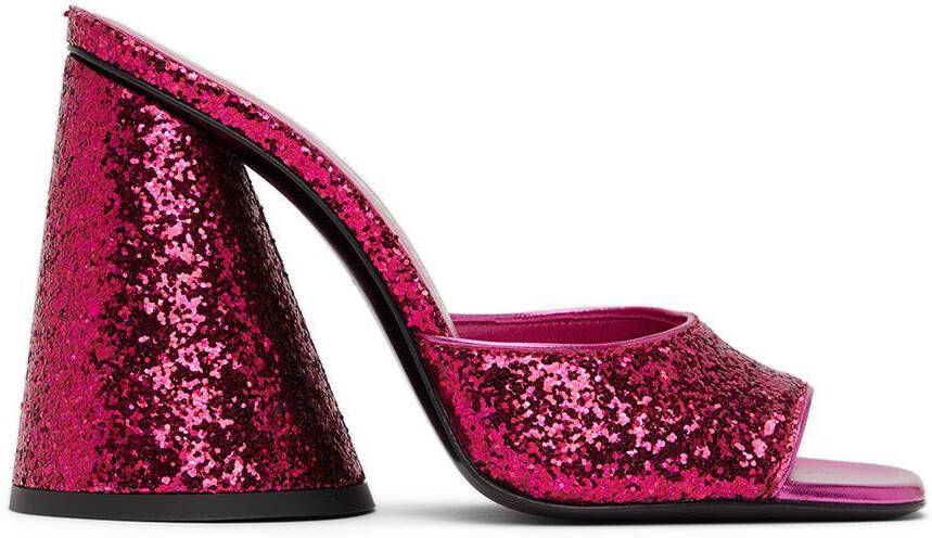 The Attico Pink Luz Heeled Sandals - Picture 5