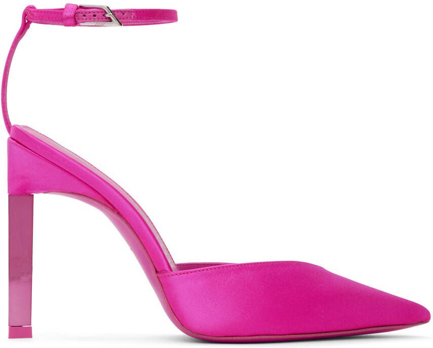 The Attico Pink Perine Slingback Heels - Picture 5