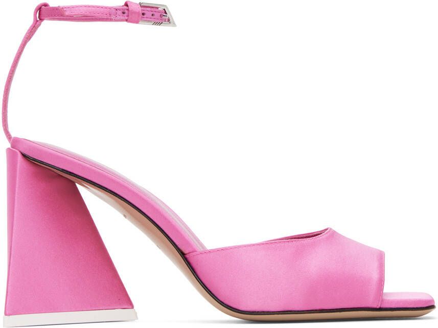 The Attico Pink Piper Heeled Sandals - Picture 5