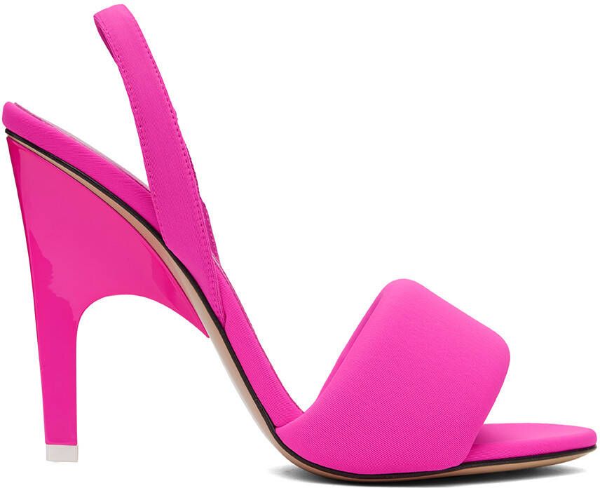 The Attico Pink Rem Heeled Sandals - Picture 5