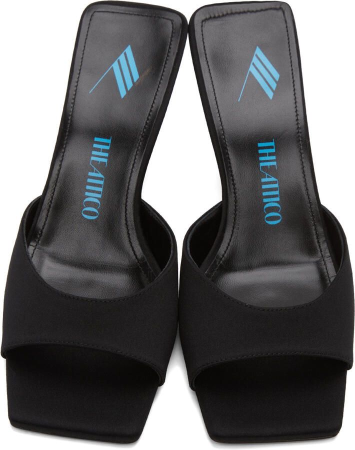 The Attico Black Anais Mules