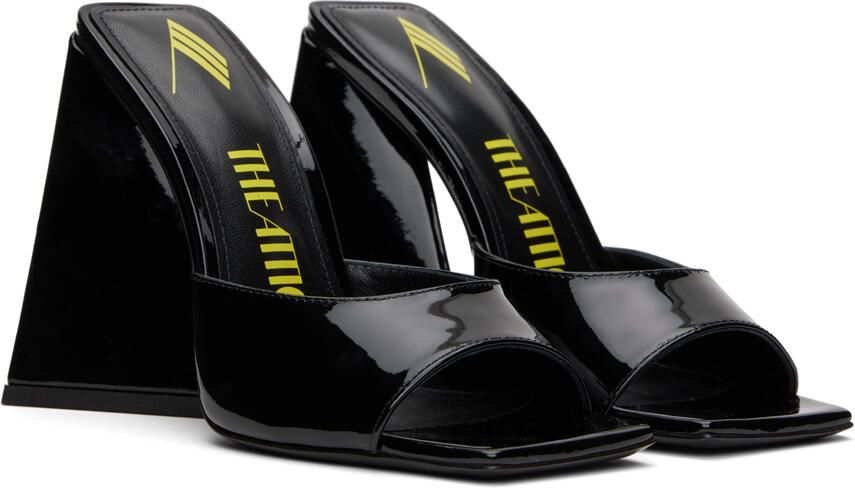 The Attico Black Devon Heeled Sandals - Picture 3