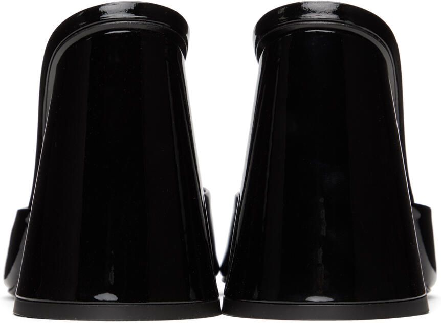 The Attico Black Luz Mules - Picture 5