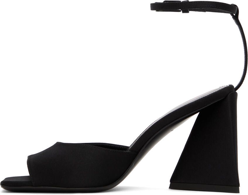 The Attico Black Piper Heeled Sandals - Picture 2