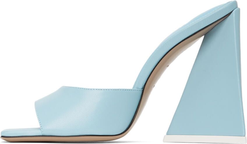 The Attico Blue Devon Heeled Sandals - Picture 4