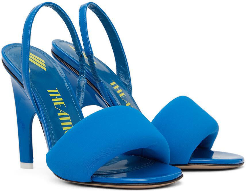 The Attico Blue Rem Heeled Sandals - Picture 3