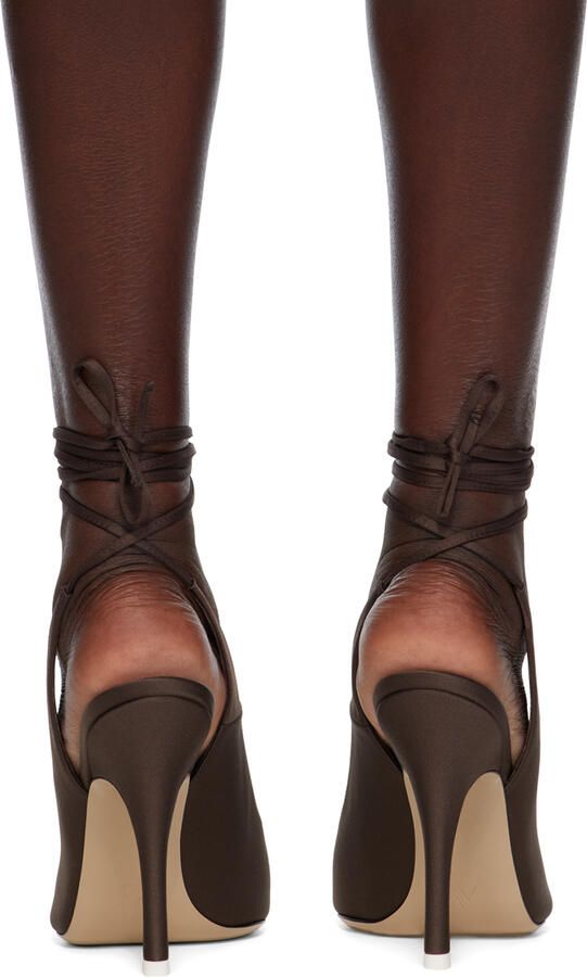 The Attico Brown Venus Heels - Picture 2