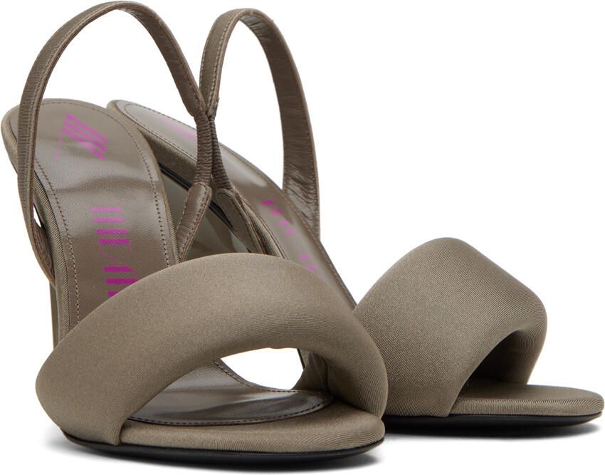 The Attico Gray Rem Heeled Sandals - Picture 2