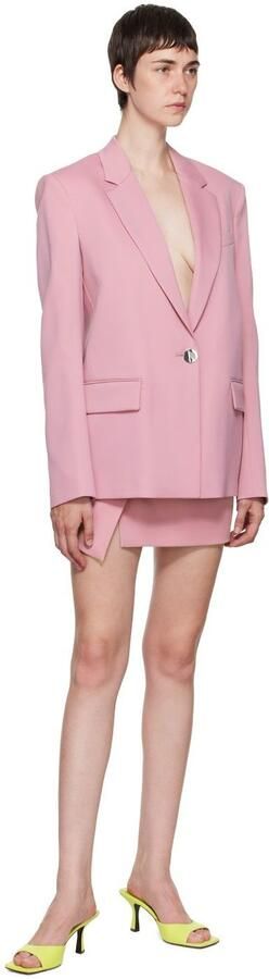 The Attico Green Anais Heeled Sandals - Picture 4