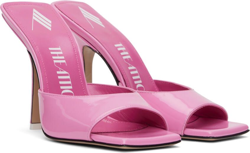 The Attico Pink Anais Heeled Sandals - Picture 2