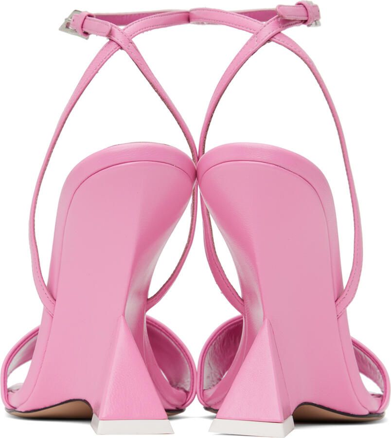 The Attico Pink Cheope Heeled Sandals