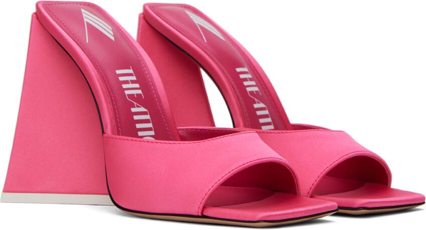 The Attico Pink Devon Mules - Picture 3
