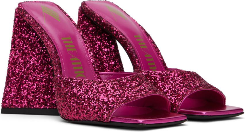 The Attico Pink Devon Mules - Picture 3