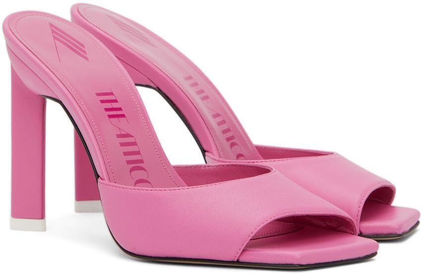 The Attico Pink Kaia Heeled Sandals - Picture 2