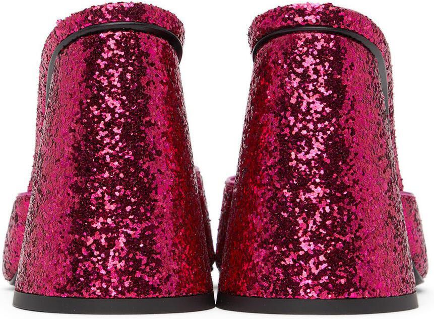 The Attico Pink Luz Heeled Sandals