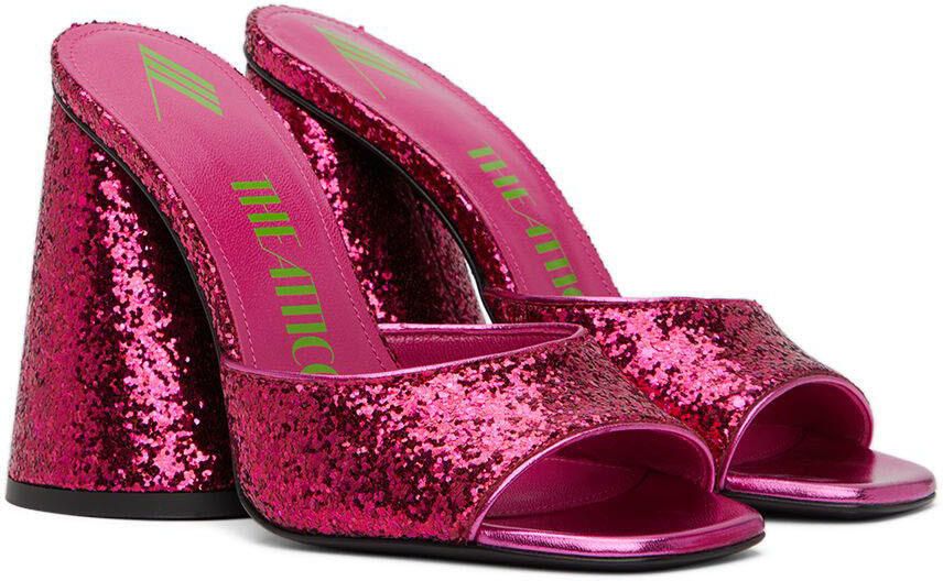 The Attico Pink Luz Heeled Sandals - Picture 2
