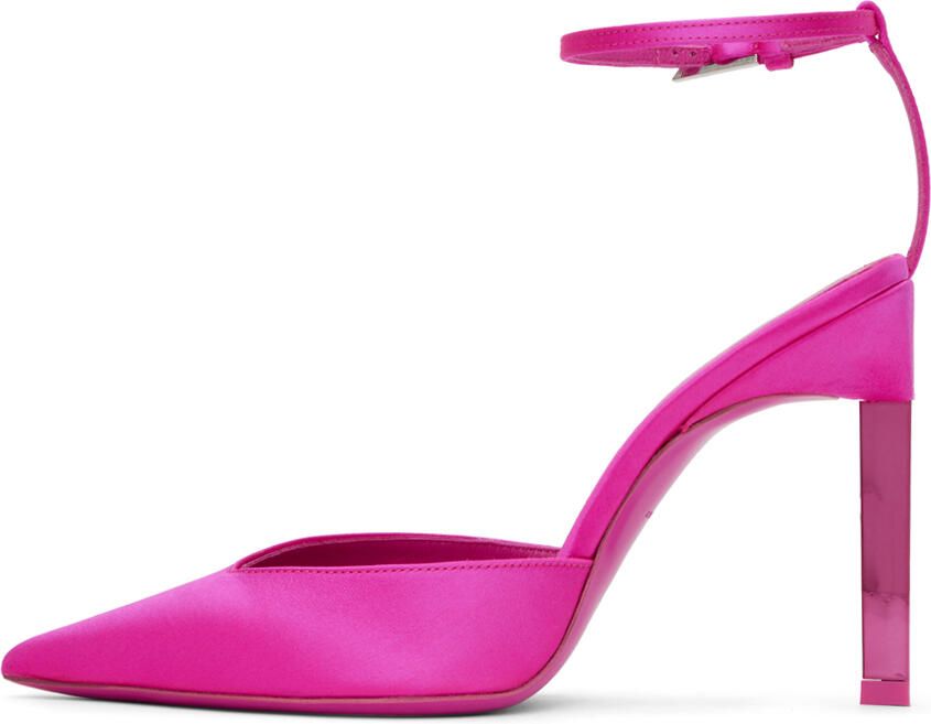 The Attico Pink Perine Slingback Heels - Picture 3