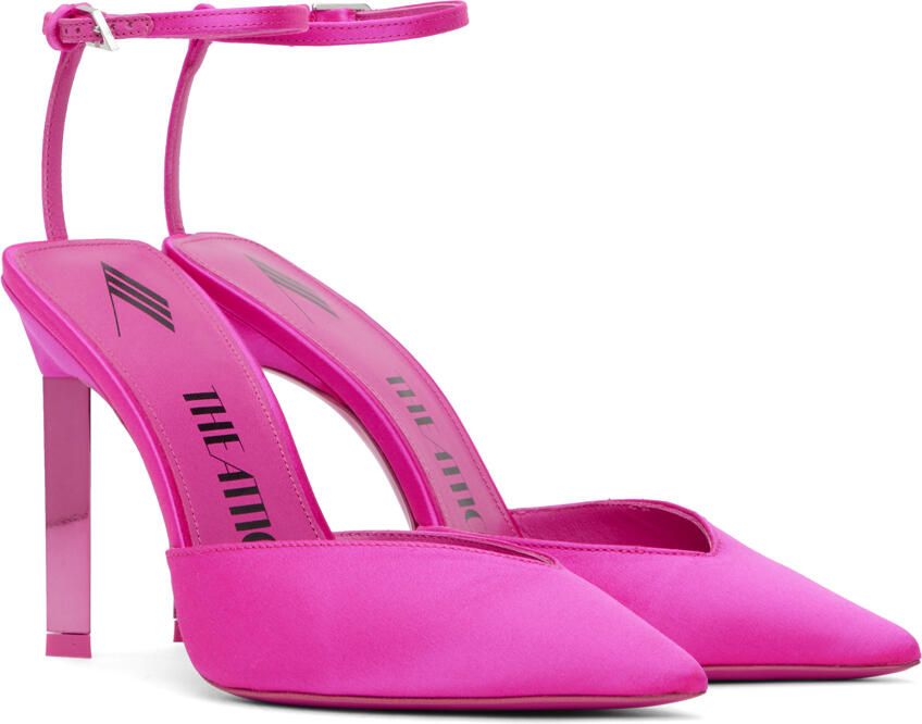 The Attico Pink Perine Slingback Heels - Picture 2