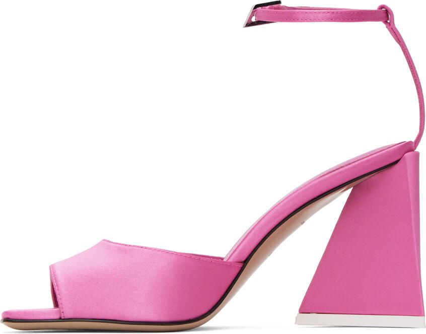 The Attico Pink Piper Heeled Sandals - Picture 2