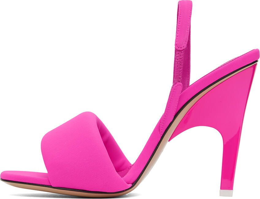The Attico Pink Rem Heeled Sandals - Picture 3