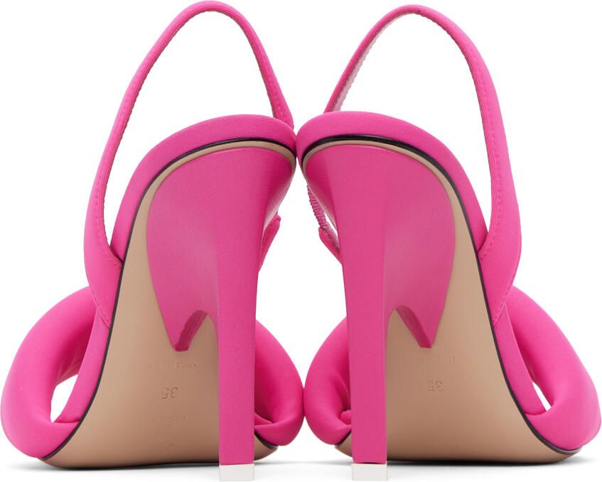The Attico Pink Rem Heeled Sandals - Picture 2